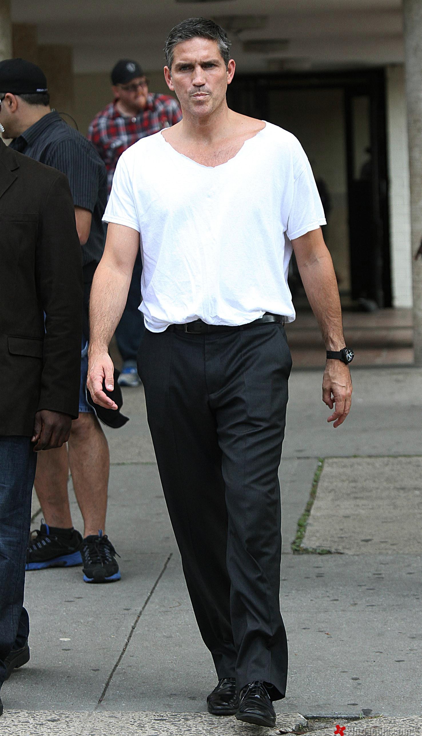 James Caviezel filming on the set of the new TV show 'Person of Interest' | Picture 91816